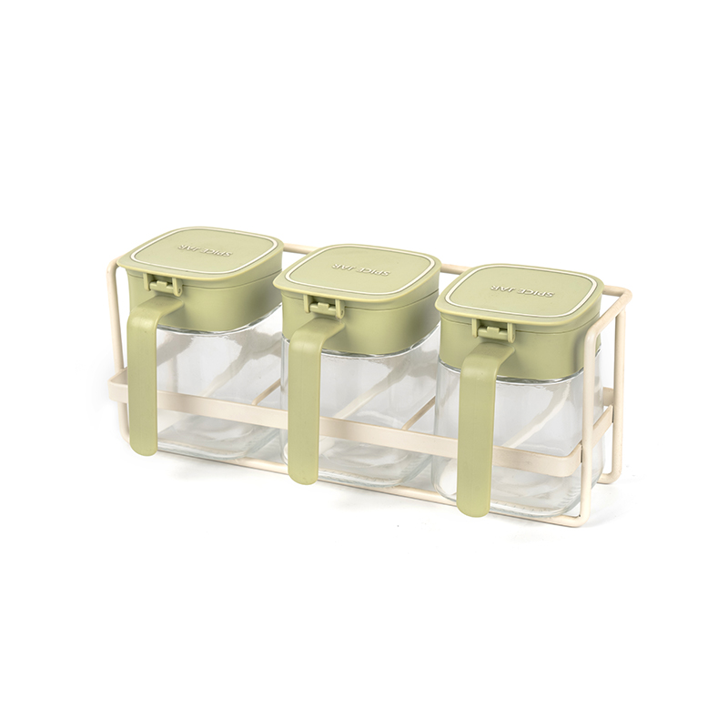 Prateleira de armazenamento de especiarias para refrigerador de camada única