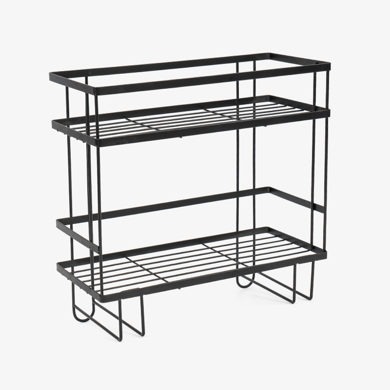 Prateleira montada na parede de camada dupla