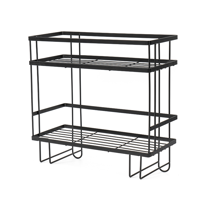 Prateleira montada na parede de camada dupla