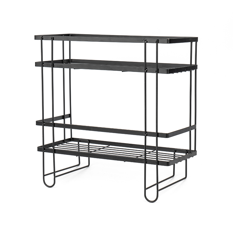 Prateleira montada na parede de camada dupla