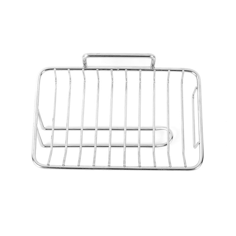 Saboneteira de cerâmica com autodrenagem e suporte de aço inoxidável