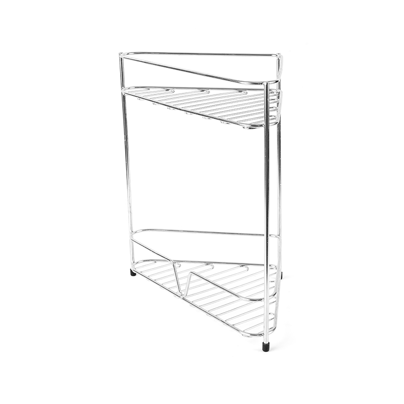 Prateleira organizadora de balcão de banheiro de canto