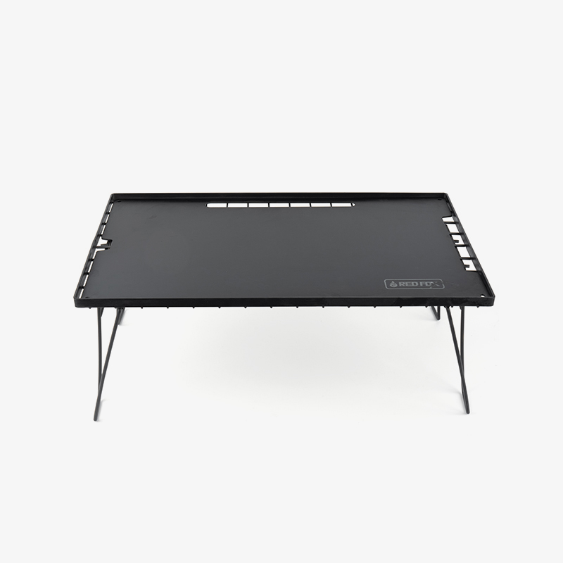 Mesa de plástico dobrável para pés para uso interno e externo