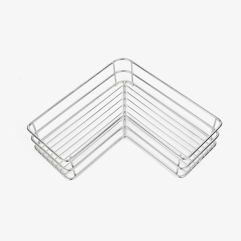 Suporte de chuveiro de canto de aço inoxidável SUS304 com adesivo